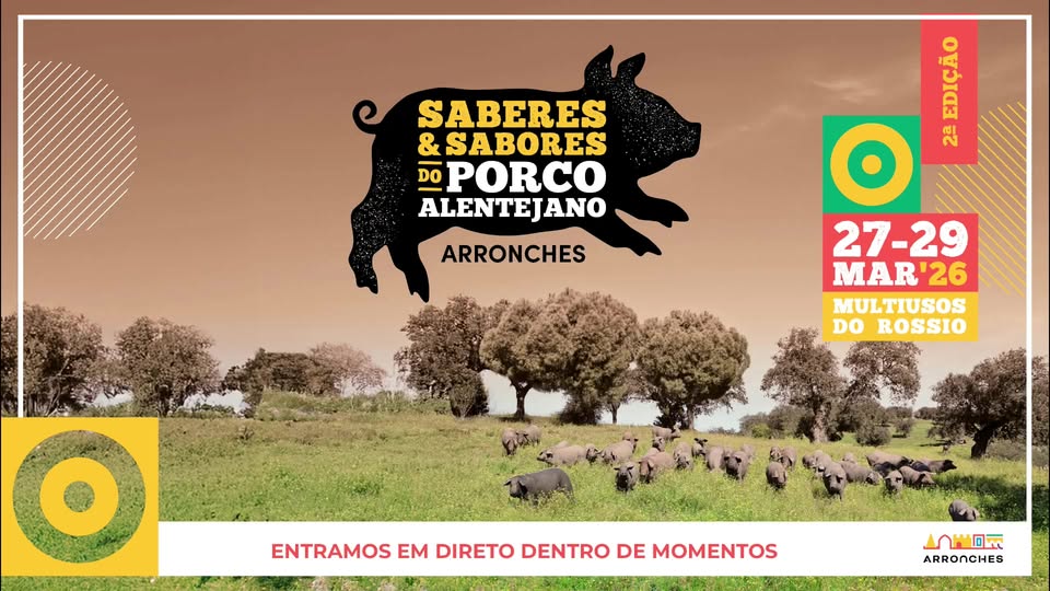 Estamos em direto do Festival Saberes e Sabores do Porco Alentejano