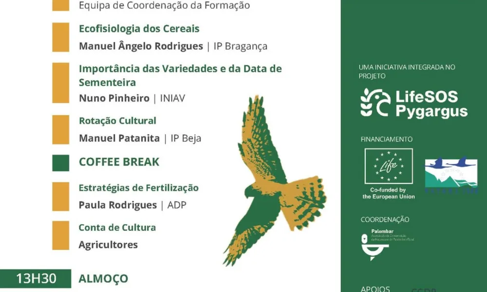 A Formação Técnica de Cereais de Outono/Inverno realiza-se no dia 26 de março, e…