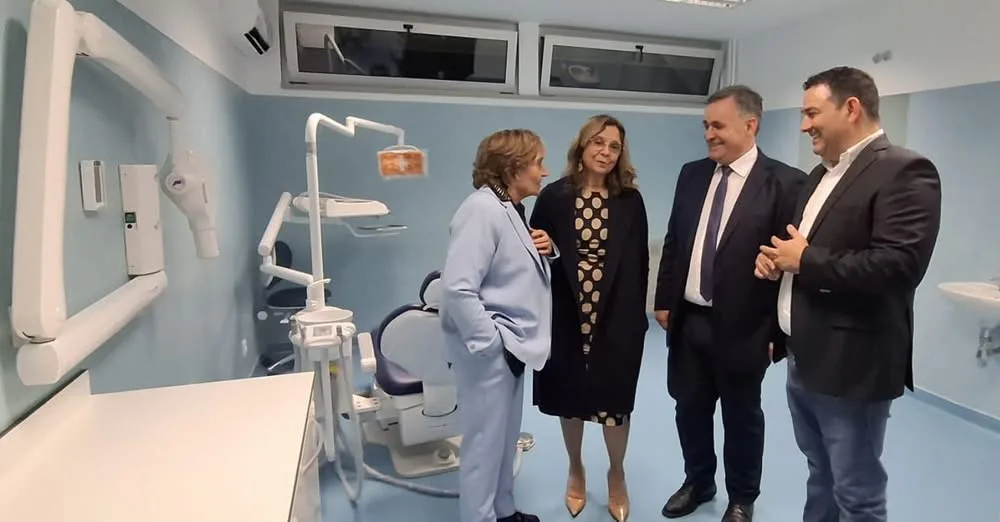 A Ministra da Saúde, Ana Paula Martins, inaugurou as obras de requalificação do …