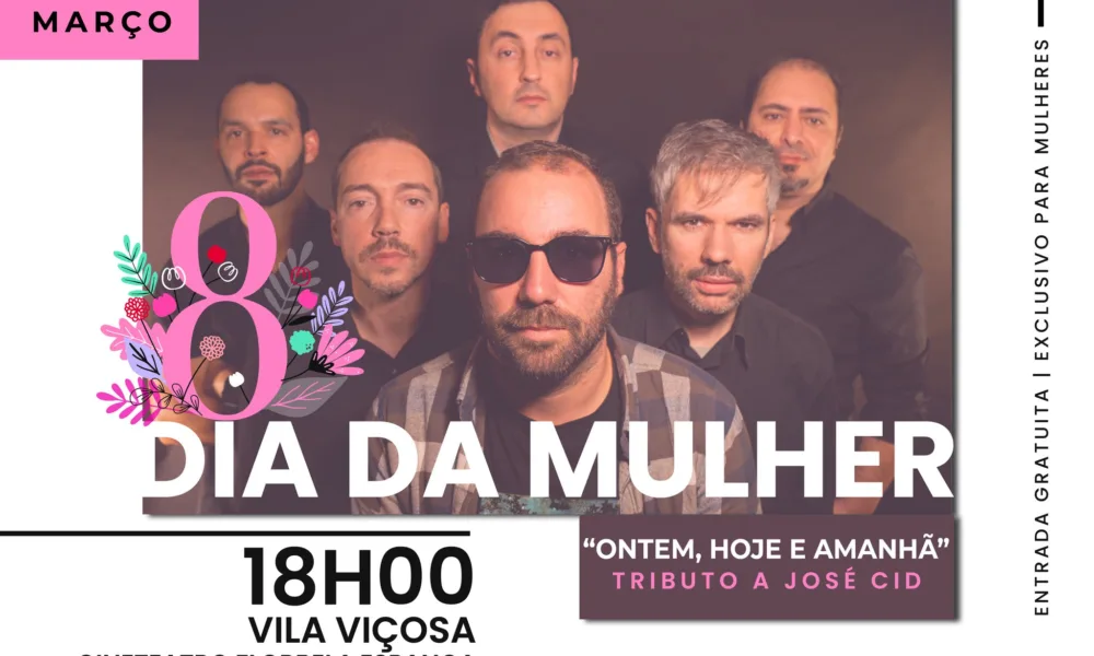 A NÃO PERDER | AMANHÃ  (18h00) | ENTRADA GRATUITA
 COMEMORAÇÕES DIA DA MULHER |…
