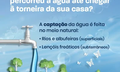 A água que chega a sua casa já percorreu um longo caminho. Quando abrir a tornei…