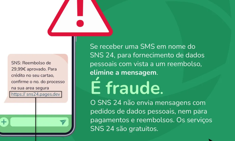 Alerta para novas SMS fraudulentas em nome do SNS 24
 
O Ministério da Saúde al…