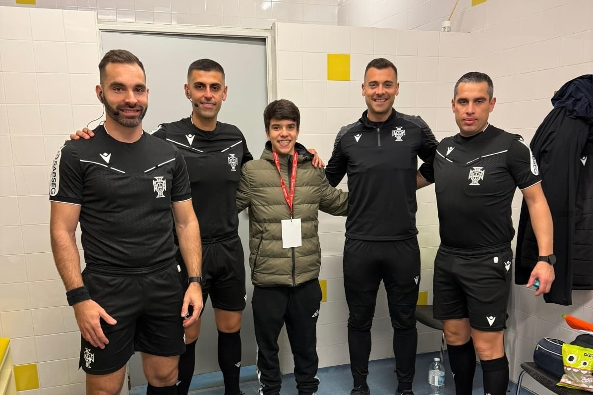 “Aprendiz por 1 Dia” em Lousada antecipa programa com experiência de arbitragem em jogos da I Liga e AF Porto