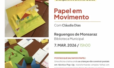 Artes Plásticas | Oficina Criativa – Papel em Movimento

No próximo dia 7 de mar…