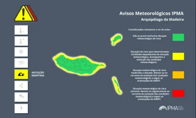 Atenção aos Avisos Meteorológicos para a Madeira:
Agitação Marítima – Amarelo [ …