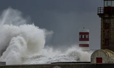 Depressão Therese traz chuva forte e agitação marítima a Portugal
