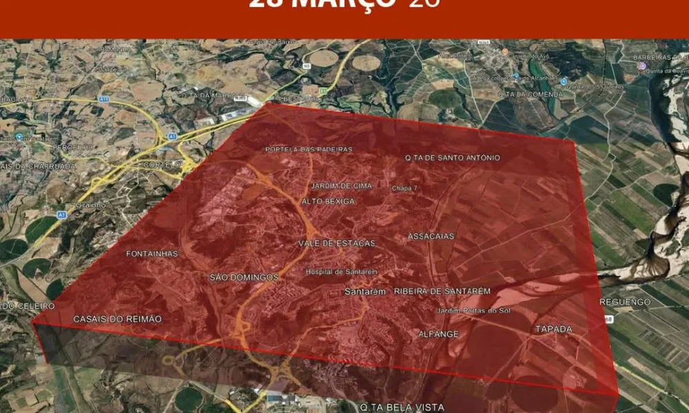 Santarém: Autoridade Aeronáutica interdita espaço aéreo para “No-Fly Zone” no próximo sábado