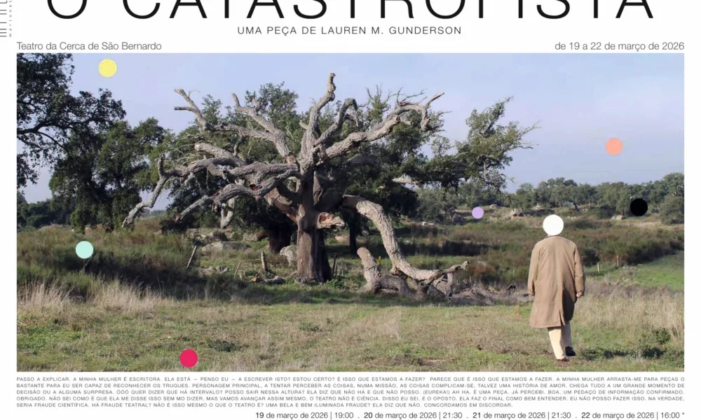 CARTAZ → TEATRO → COIMBRA 
A Marionet estreia hoje “O Catastrofista”, peça de La…