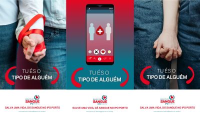 IPO do Porto e UTAD lançam campanha para atrair jovens dadores de sangue com linguagem inspirada em apps de encontros