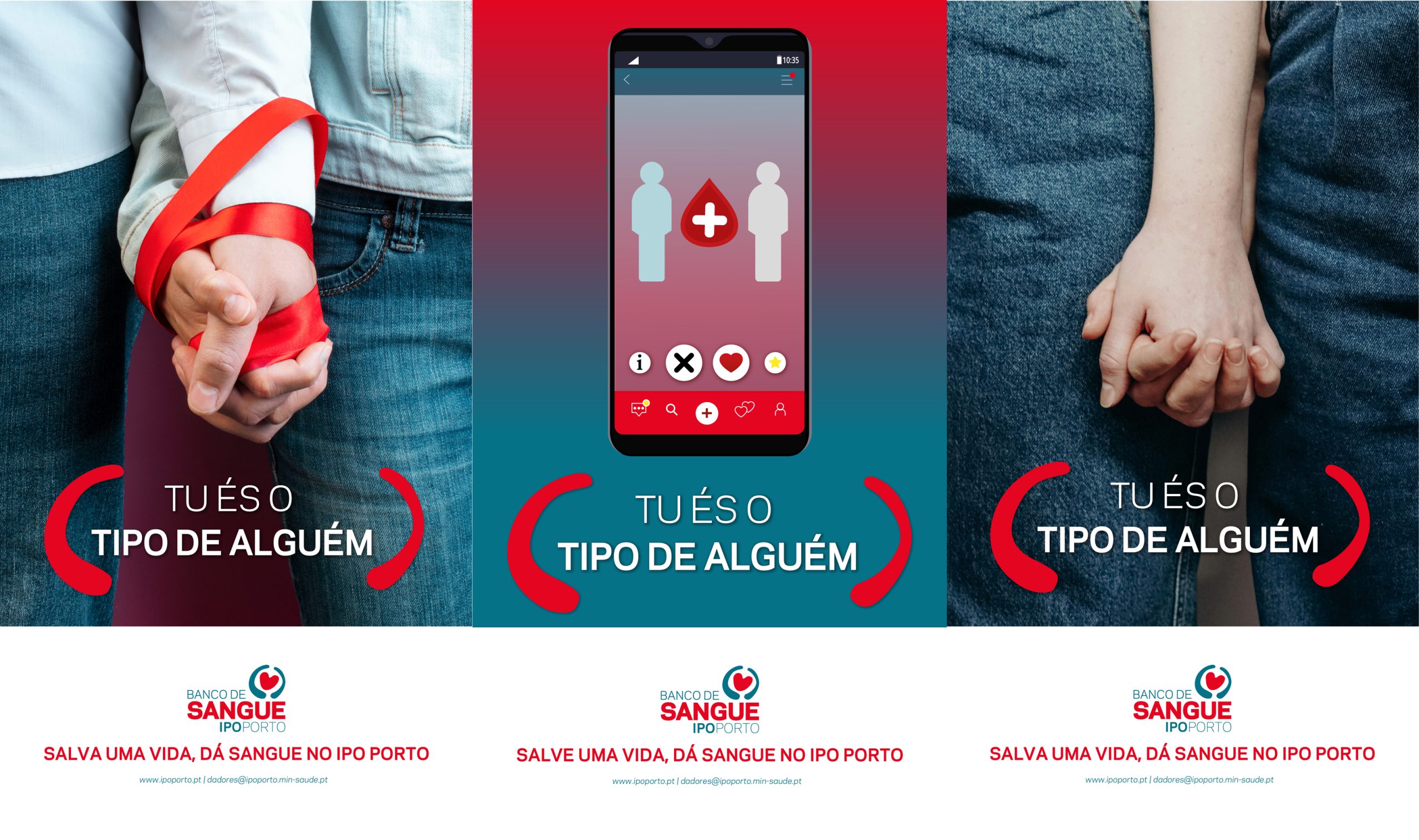 IPO do Porto e UTAD lançam campanha para atrair jovens dadores de sangue com linguagem inspirada em apps de encontros