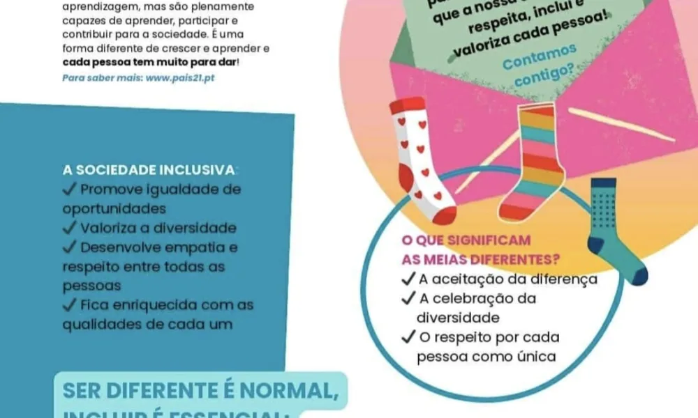 DIA MUNDIAL DA TRISSOMIA 21 | 21 MARÇO 2026

No âmbito do Dia Mundial da Trisso…