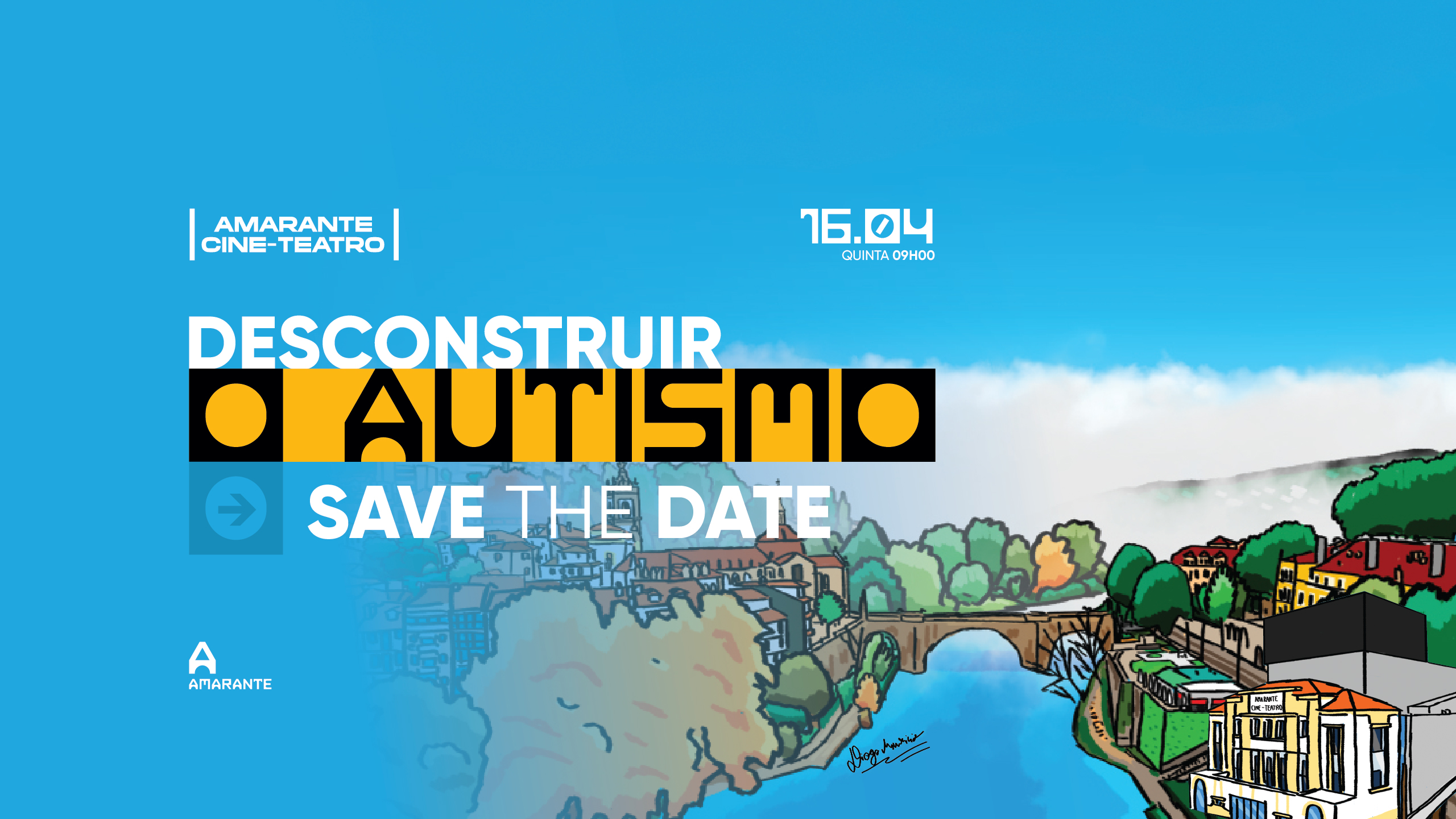 Amarante promove evento imersivo “Desconstruir o Autismo” com 22 oradores e 4 painéis no Cine-Teatro a 16 de abril