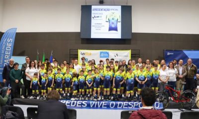 Equipa Paredes Onluz CiclismoNaEscolaBTT apresentou-se no Multiusos com 170 atletas e celebra domingo o Bike Day