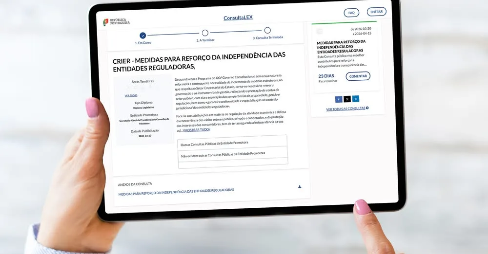 Está a decorrer até ao dia 15 de abril uma consulta pública sobre o reforço da i…
