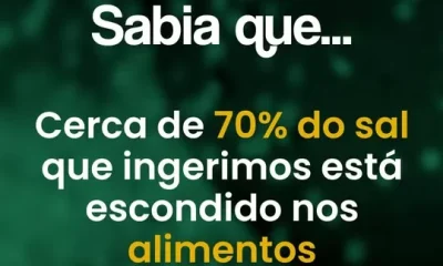 Experimente reduzir o sal, aos poucos, nos alimentos que confeciona em casa. O s…