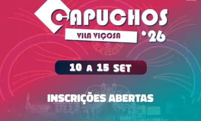 FESTA DOS CAPUCHOS 2026 | 10 A 15 SETEMBRO |  INSCRIÇÕES ABERTAS
O Município de …