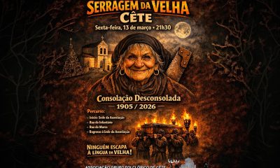 Freguesia de Cête revive tradição da Serragem da Velha na sexta-feira 13 com testamento e cortejo pelas ruas