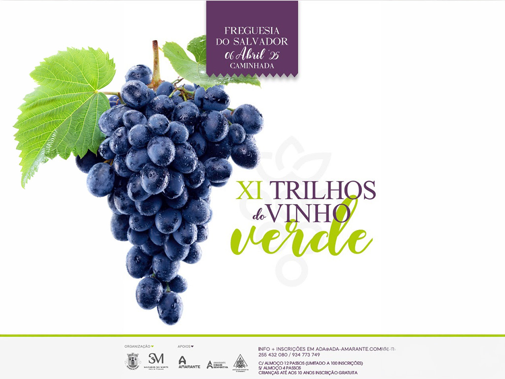 Freguesia do Salvador, em Amarante, promove XII Caminhada “Trilhos do Vinho Verde” a 22 de março