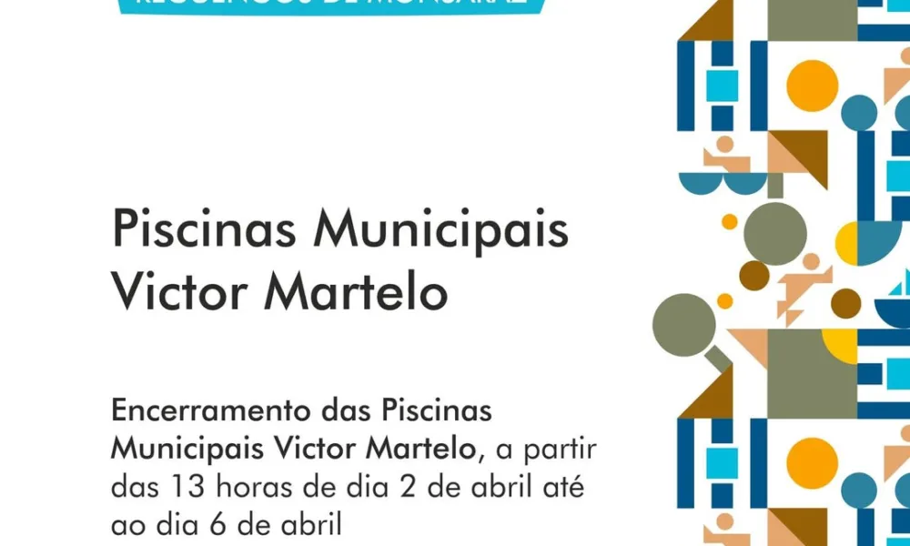 Informação | Piscinas Municipais Victor Martelo encerradas na Páscoa

Informamos…