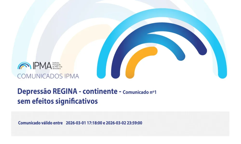 Informação especial
 
Comunicado válido entre 2026-03-01 17:18:00 e 2026-03-02 2…