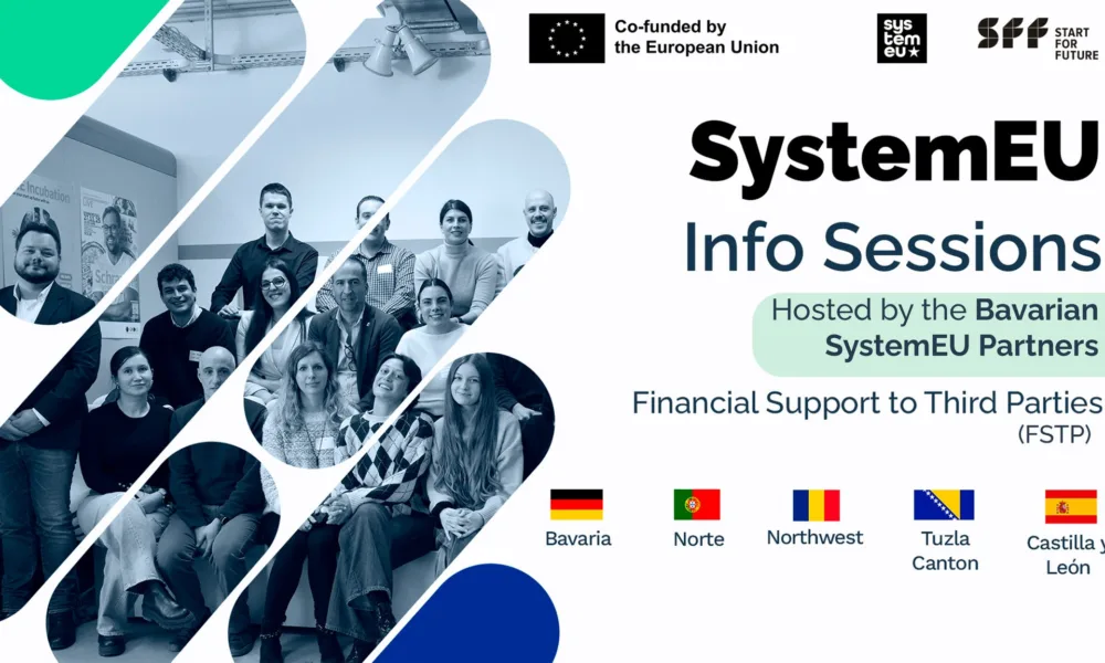 Junte-se à sessão de informação SystemEU – Bavaria, amanhã, dia 23 de março.
 
A…