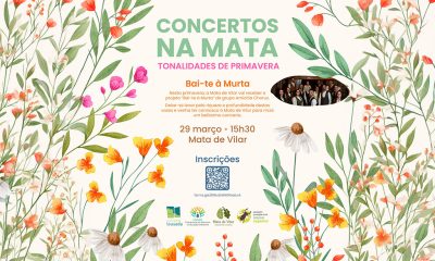 Mata de Vilar recebe concerto “Bai-te à Murta” do grupo Amicitia Chorus a 29 de março