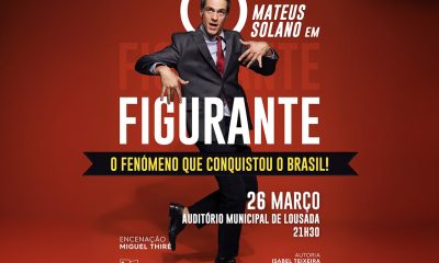 Mateus Solano apresenta “O Figurante” no Auditório Municipal de Lousada a 26 de março