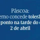 O Governo concede tolerância de ponto aos trabalhadores que exercem funções públ…
