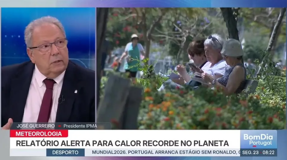 Ontem, o Presidente do IPMA, José Guerreiro, foi convidado do Bom Dia Portugal, …