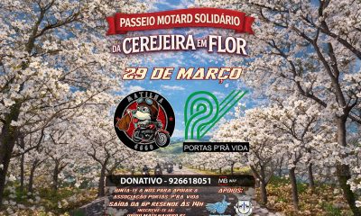 Passeio motard solidário em Resende angaria fundos para Associação Portas P’rá Vida