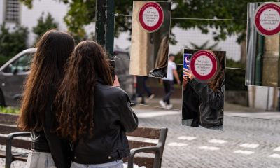 Penafiel assinala Dia da Mulher com instalação de espelhos e mensagens na avenida principal
