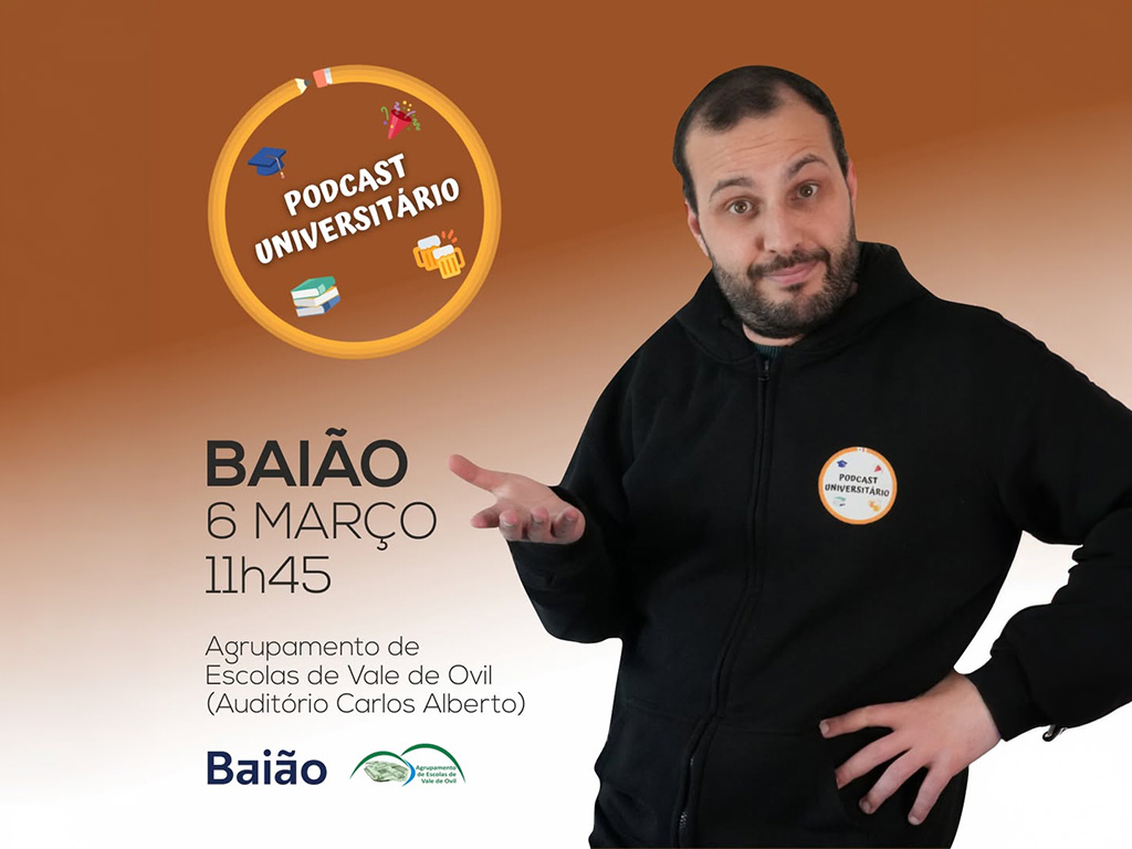 Podcast Universitário promovido pela Câmara de Baião reúne ex-alunos do ensino superior para conversa com estudantes no Auditório Carlos Alberto