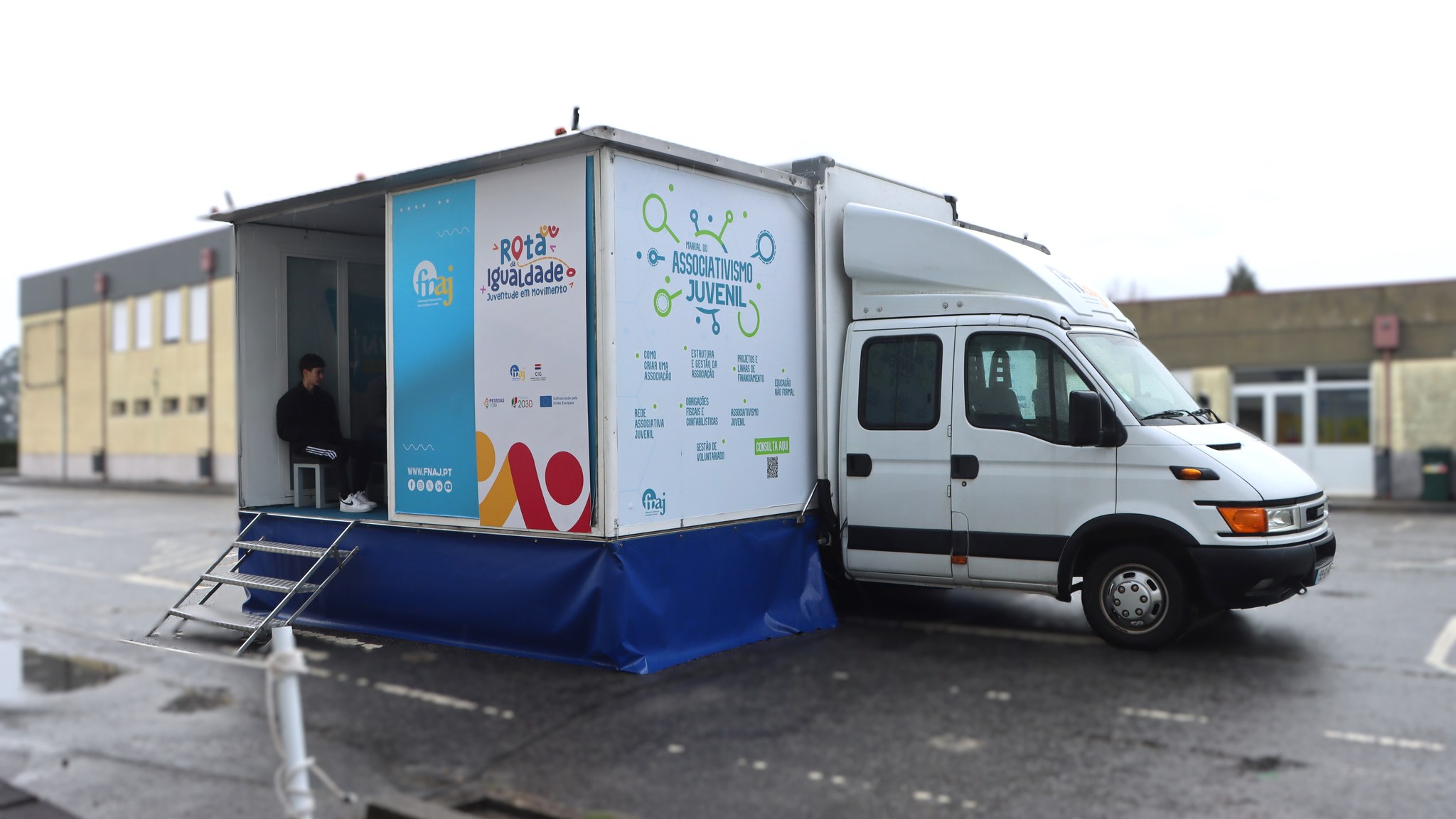 Projeto europeu “Desafios Jovens” leva Infobus à escola de Cristelo em Paredes