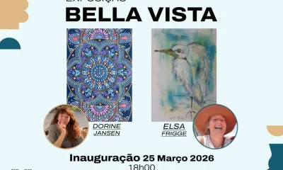 Reserve na sua Agenda
 INAUGURAÇÃO DA EXPOSIÇÃO “BELLA VISTA” | 25 MARÇO | 18H00…