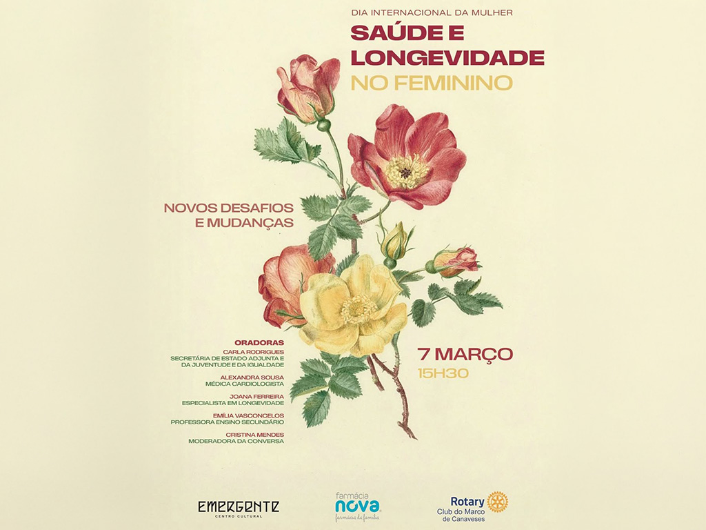 Rotary Clube do Marco promove palestra sobre saúde e longevidade feminina este sábado com secretária de Estado e especialistas