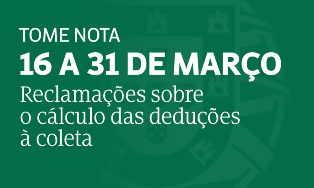 Se consultou o valor das deduções à coleta e considerou que não estava correto, …