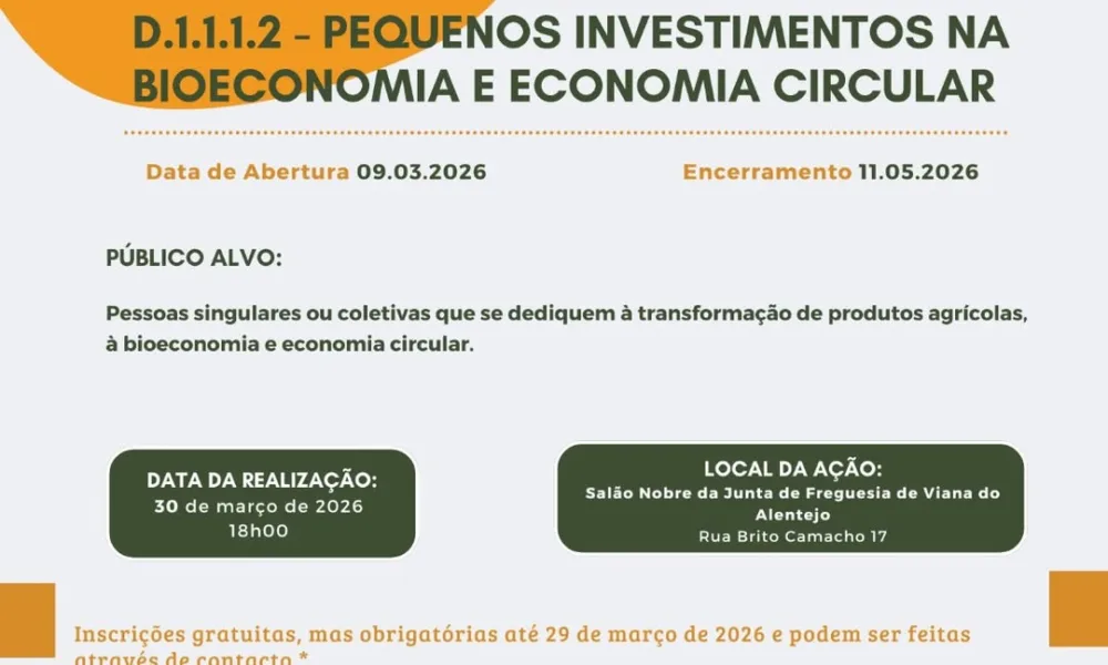 Sessão de Esclarecimentos 

 D.1.1.1.2 – Pequenos Investimentos na Bioeconomia …