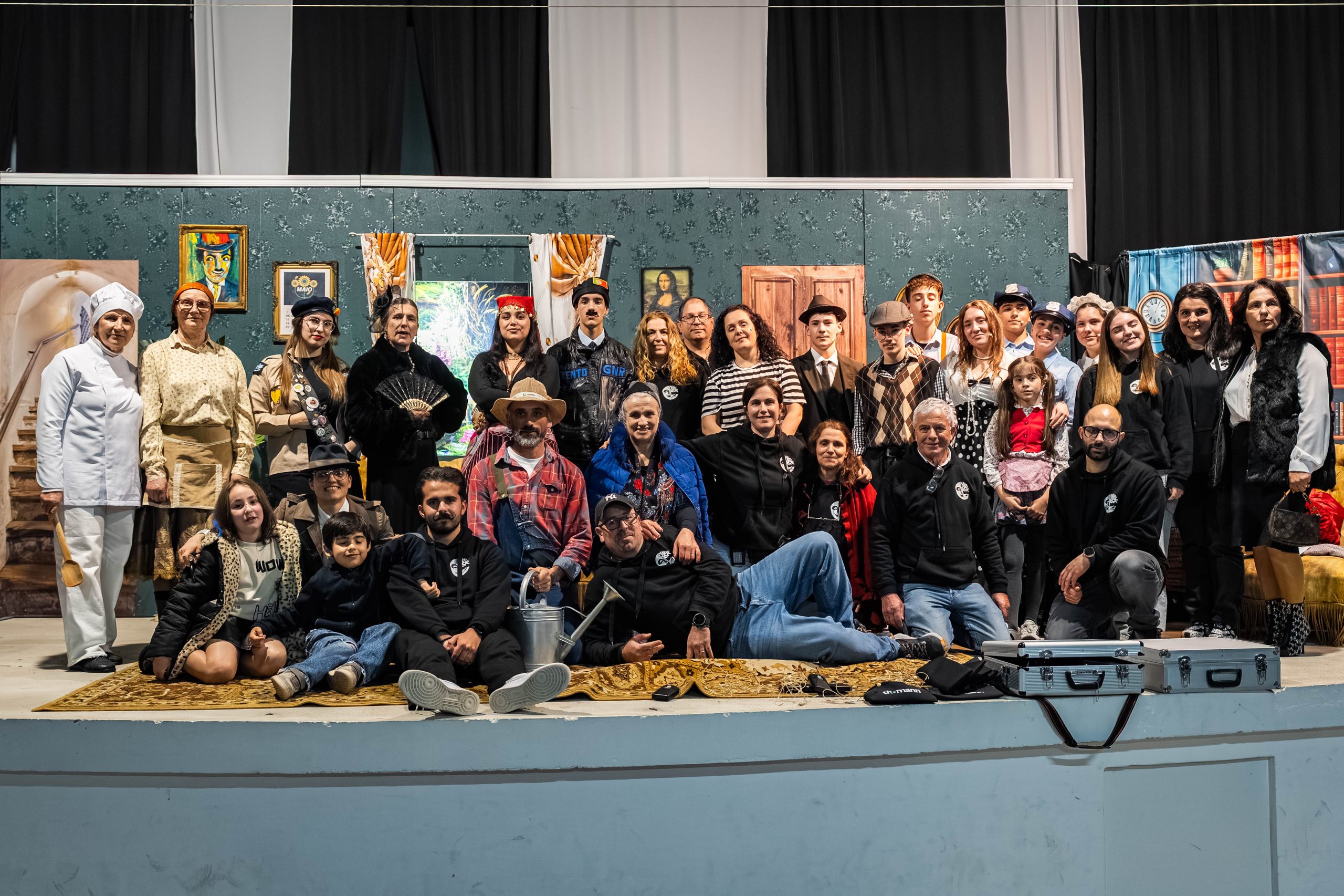 TEATROSVICENTE apoia GRD de Rans com espetáculo “O Relógio de Pulso” que lotou salão paroquial