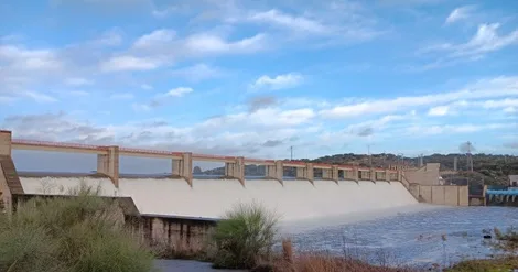 Descargas na Barragem de Pedrógão