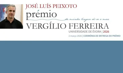 José Luís Peixoto distinguido com o Prémio Vergílio Ferreira 2026