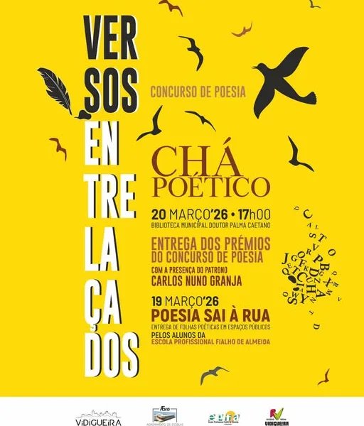 Vidigueira celebra Dia Mundial da Poesia com “Chá Poético” e prémios literários
