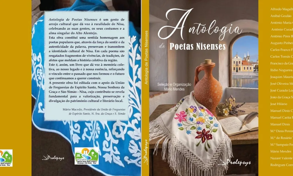 Nisa recebe lançamento da “Antologia de Poetas Nisenses” este domingo