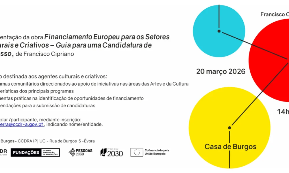 Évora acolhe apresentação de guia sobre financiamento europeu para a cultura