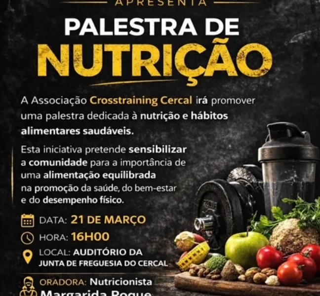 Cercal recebe palestra sobre nutrição e hábitos de vida saudáveis
