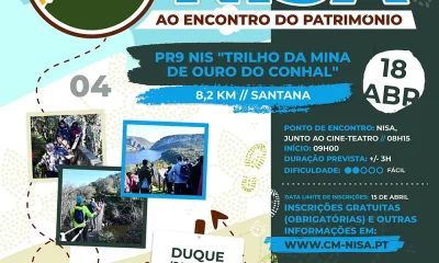 Caminhada em Nisa convida à descoberta da Mina de Ouro do Conhal
