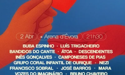 Arena d’Évora recebe concerto solidário para apoiar Alcácer do Sal