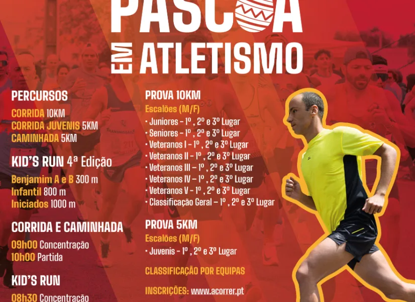 Alcácer do Sal recebe XXVIII Grande Prémio da Páscoa em Atletismo