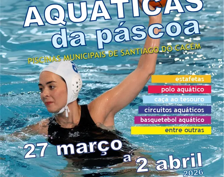 Piscinas de Santiago do Cacém promovem atividades aquáticas na Páscoa