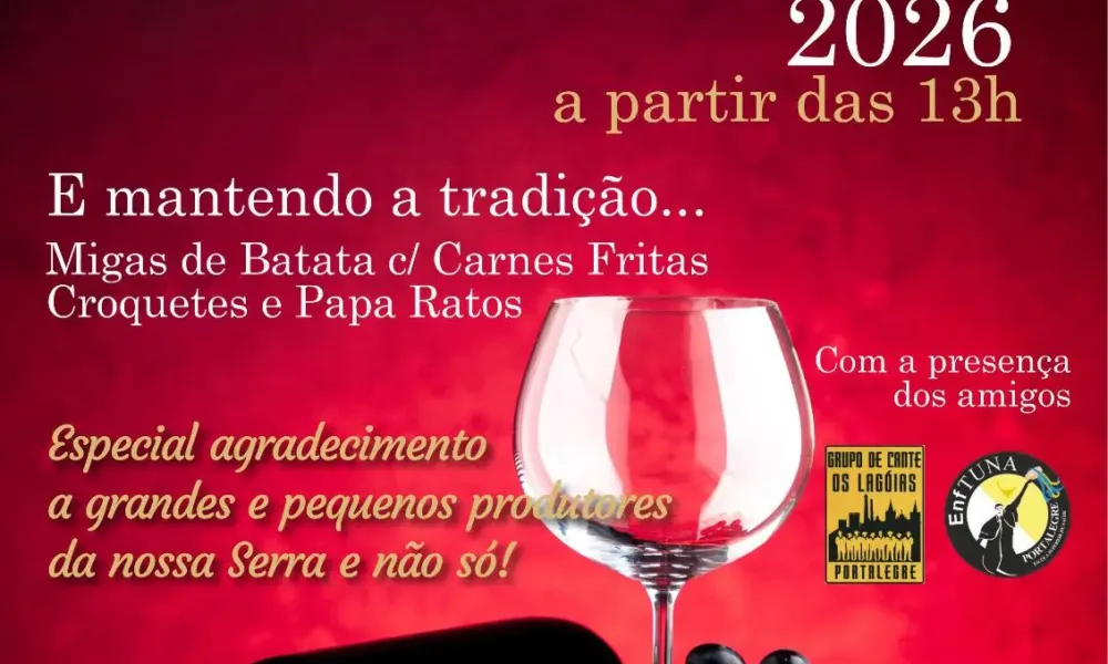 Centro Vicentino da Serra celebra XXI Prova de Vinhos em abril