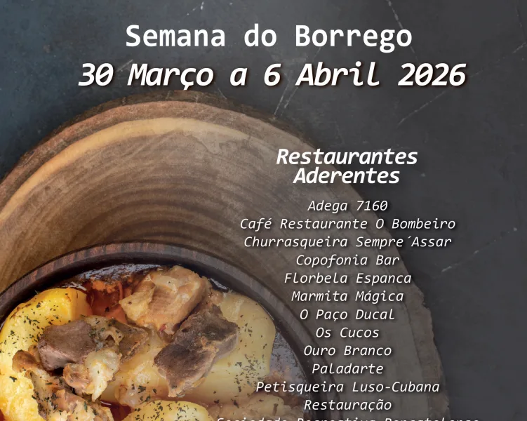 Vila Viçosa: Semana do Borrego celebrada em 13 restaurantes locais